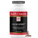 Zdrowie Concerns Calm Spirit - Stress Relief Supplement with Chinese Herbal Blend - Wspiera spokój nastroju, & Emotional Wellness - Magnezu Glycinate & Hawthorn Extract - 270 Kapsułki