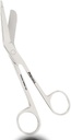 ProMaxCare 5.5 Inch nożyce urazowe dla pielęgniarek - Lister Bandaże nożyce weterynaryjne - Nożyce medyczne dla pielęgniarek, Chirurgiczne i EMS Use (Silver)