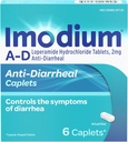 Imodium A- D Biegunka Relief Kapsułki z chlorowodorkiem loperamidu, Leki przeciwbiegunkowe, aby pomóc w kontroli objawów Biegunki Ze względu na ostrą i podróżną Biegunka, HSA / FSA Kwalifikowalne, 6