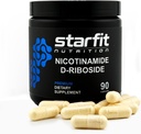 STARFIT - Nikotynoamid D- Riboside, booster NAD +, Energy & Focus Supplement, Anti-Aging Cellular Support, 90 kapsułki