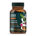 Gaia Herbs Turmeric Supreme Joint Health - Joint Support Supplement - with Quercetin, Black Pepper, Boswella, Ginger Root, Curcuminoids, & More - 60 Liquid Phyto- Kapsułki (15-Day Supply)