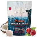 TruWild Motion All Natural Pre Workout proszek napój dla mężczyzn i kobiet bez dreszczy lub Crash, Cały roślina spożywcza oparta wegan, Organic z elektrolitami + BioPerine, 20 Słupki (Malina kokosowa)