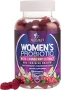 Probiotyki dla kobiet Gummies z żurawiną - 6 Premium Cieśniny dla równowagi PH, Zdrowie pokarmowe, Poparcie pochwy i immunologiczne, 3 Miliard CFU, Żeński Gummy Probiotyczne dla Zdrowia Kobiet - 120 Gummies