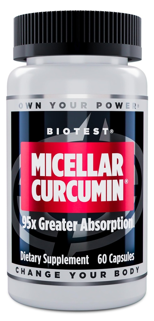 Biotest Micellar Curcumin - 95x Wchłanianie - UCLA Invented & Patented - 60 kapsułek