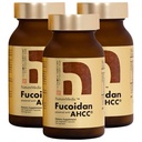 Fucoidan zasilany AHCC ® Brown Seaweed Immunitet Suplement z wysokiej czystości Organic Mekabu Mozuku Agaricus 3 Butelki - 480 Kapsułki warzyw Made in Japan