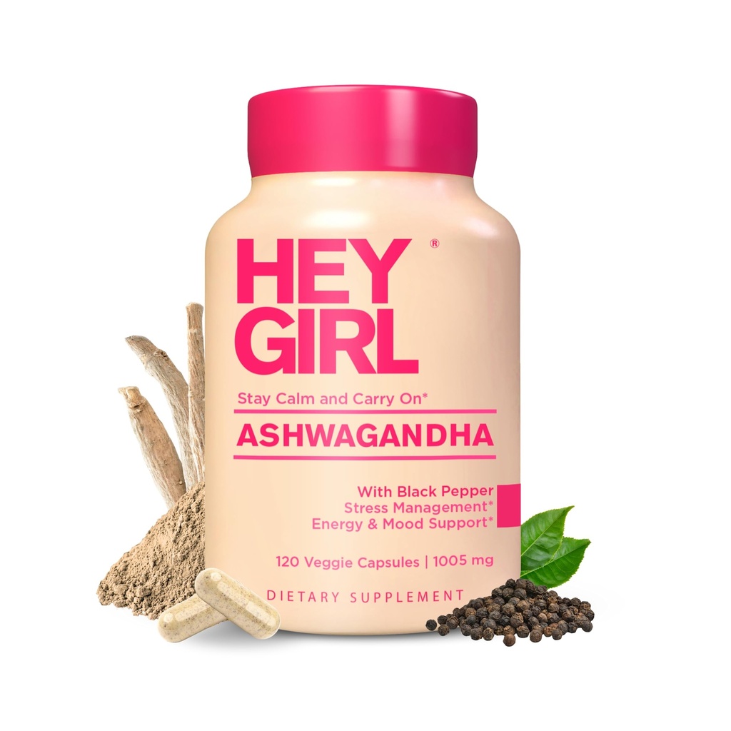 Ashwagandha kapsułki 1005mg - Ashwagandha proszek z organicznej czarny pieprz 124; 120 Pigułki Czysty Ashwagandha proszek i ekstrakt korzenny 124; Natural Mood & Stress Support, Energia, Focus, Tyroid Ashwaganda