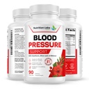 Support Blood Pressure & Heart Health Cardiovical Supplement W / Hawthorn, Hibiscus. Support tlenku azotu dla Normal Blood Pressure Support W / Witamina B12 & Kwas foliowy. 90 CT