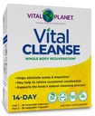 Vital Planet - Vital Cleanse with Milk Thistle, Magnez, Cape Aloe i Herbs, Natural Supplement for Ocasional Zaparcia i zdrowe Elimination, 2- Part - 14 Day Kit, 56 Kapsułki