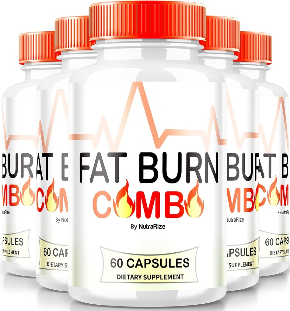 (5 opakowań) Fat Burn Combo Kapsułki, FatBurn Combo Keto Formuła, All Natural Weight Loss Supplement to Achieve Healthy- Looking Body, Keto Fitness Pills, Oficjalne opinie (300 kapsułki)