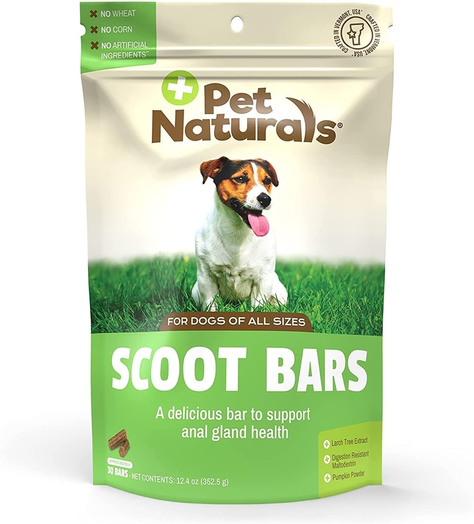 Pet Naturals Bary Scoot dla psów, Poparcie trawienne, Kaczka Flavor 30 liczba