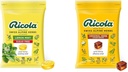 Ricola Sugar Free Lemon Mint Herbal Cough Supressant Throat Drops, 105ct Bag & Original Natural Herb Cough Drops, 115 Count, Cough Supressant & Throat Relieving Drops