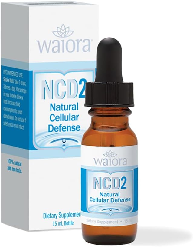 NCD2 przez Waiora, Aktywowany ciecz Zeolit Krople do Natural Body Cleanse & Promowanie immunologicznego wsparcia i równowagi pH, Mix in Food / Drink, All Natural, One (0.5 oz) Bott (90 serv)