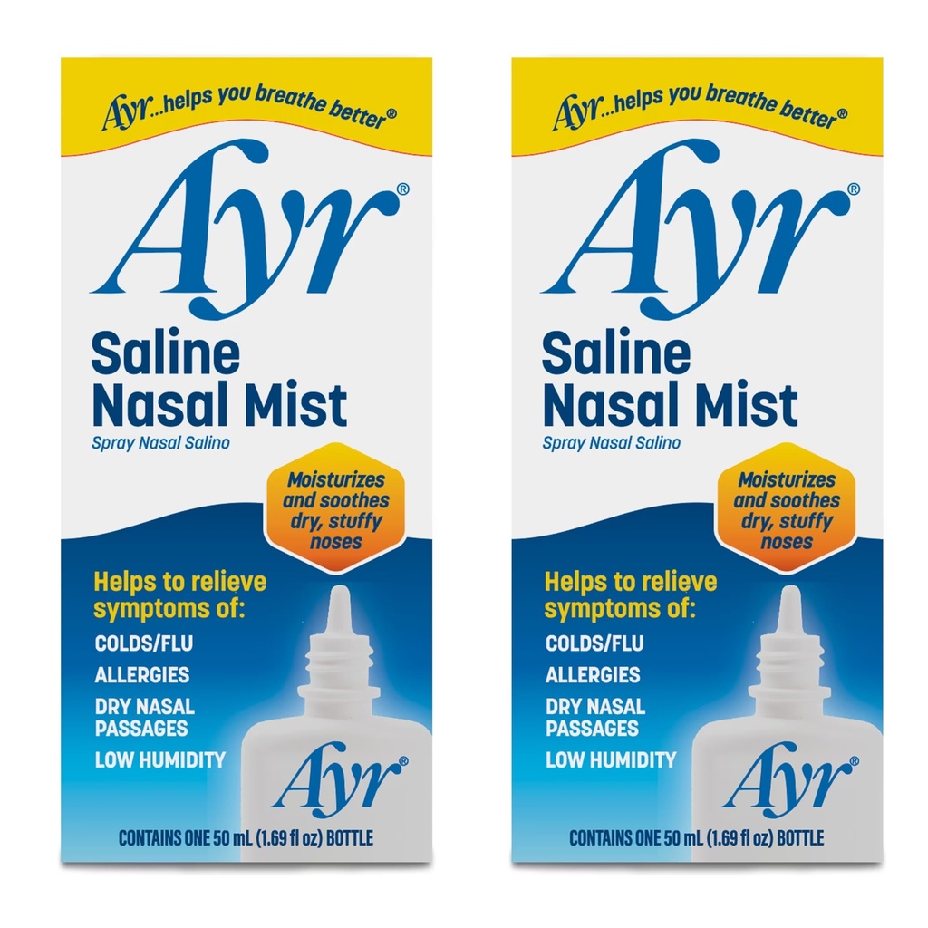 AYR Saline Nasal Mist, 1,69 Fl Oz (opakowanie po 2)
