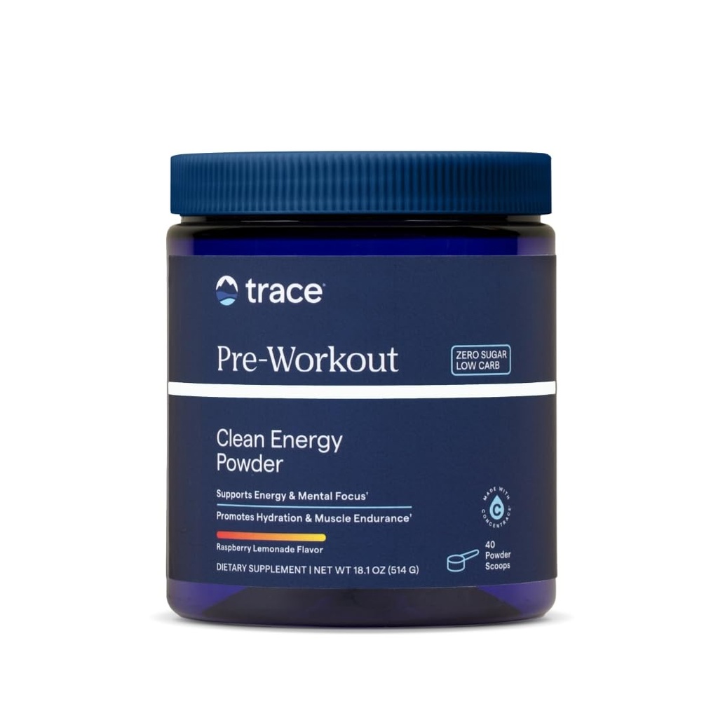 Ślad Minerały pre- Trening - Suplement Endurance dla sportowców - Wsparcie Odzyskiwanie mięśni & Stamina - Hydration Mix - Przepływ krwi i wsparcie immunologiczne - Malina Lemoniada Flavor - 40 Służenia