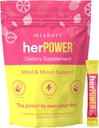MIXHERS Focus Brain Supplement Supplement Equipment 124; Caffeine- Free Equipment 124; Natural Ingredients for Cognitive Clarity, Concentration, & Hydration Equipment 124; Ananas Berry Flavor Equipment 124; 15 Stick Pakiety