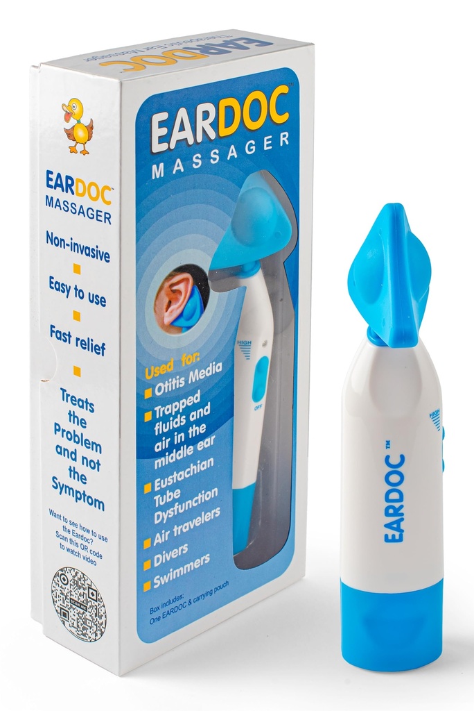 Eardoc - Urządzenie do redukcji ciśnienia ucha, Leczenie zakażenia ucha dla dorosłych, Ucho Ache Relief Pain, Eustachi Ear Unclogger, Ear Popper, Eustachian Tube unclogger, Best Tinnitus Relief, Produkt do pielęgnacji ucha.