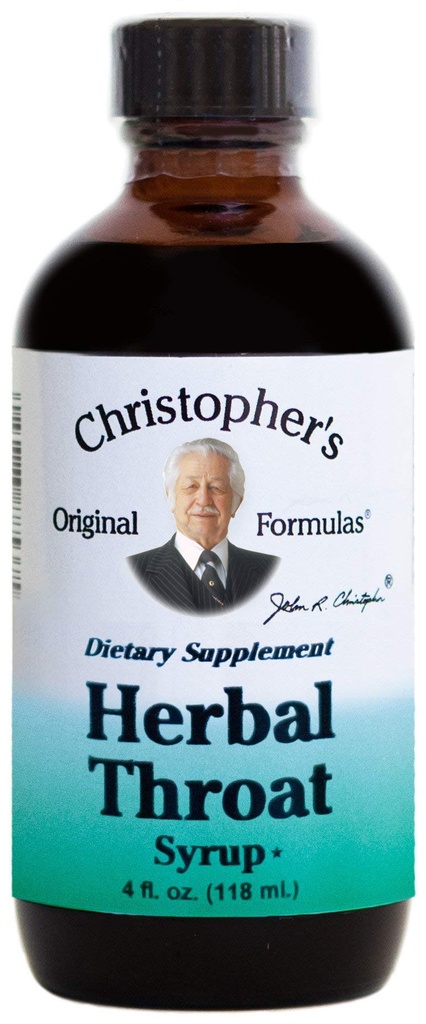 Christopher 's Original Completas Herbal Throat Syrop - 4 oz 124; Delikatne, Herbal Support for Sezonowy Wellness