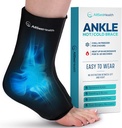 Opaska na lód dla obrzęku - Hot / Cold Therapy Ice Wrap for Foot Pain Relief, Heel Pain Relief, Plantar Fascitis, Achilles Tendonitis Relief, Sprained Ankle Compression, (Duży / XL)