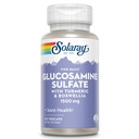 SOLARAY Glukozamina siarczan 1500mg, Zdrowy suplement wsparcia wspólnego, Potężna tkanka łącząca i Joint Health Formuła z Turmeric & Boswella, 60- Day Money Back Guarantee, 30 Serv, 60 VegCaps