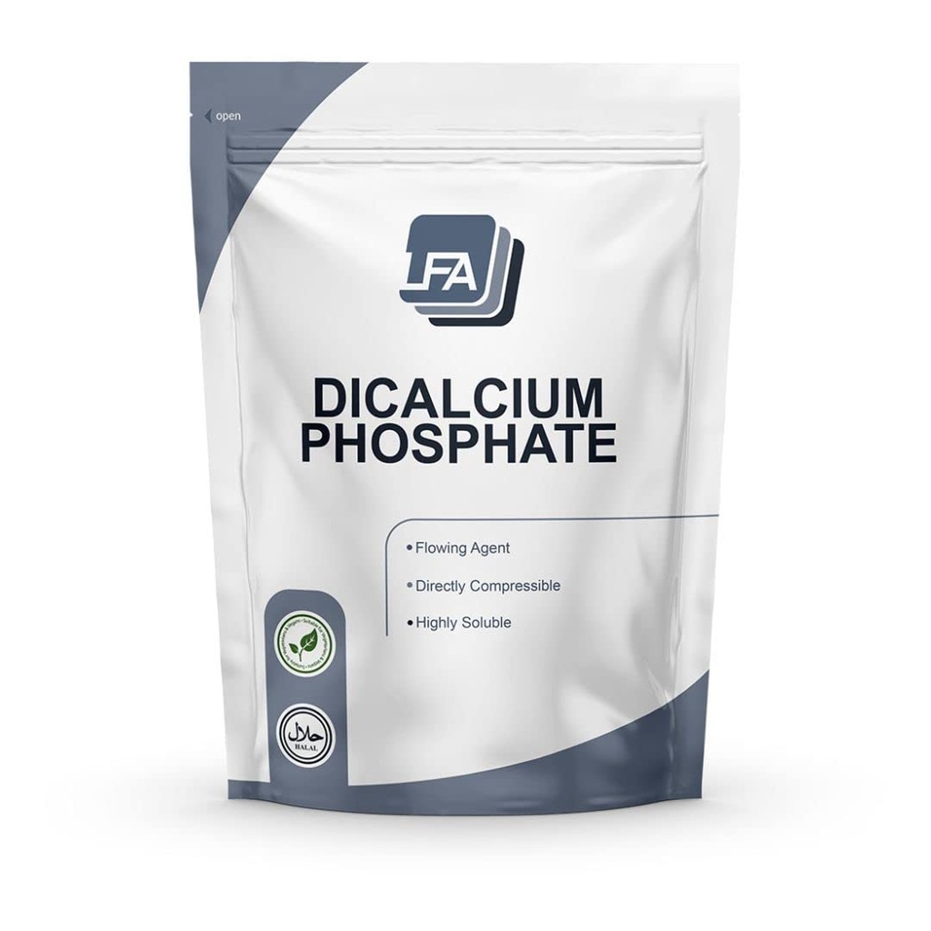 Diwapniowy fosforan dwuwodny DCPD proszek - 1 kg (2,2 lb) - Tabletka i kapsułka Flowing Agent - Food Anti- Caking Agent & Supplement Filler