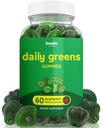 Codzienne Super Gummies Zielonych do boost energii 124; z Moringa, Spirulina, Chlorella, Warzywa i więcej 124; Zawiera 8 Mieszanki 124; dla kobiet i mężczyzn 124; Wegan, nieGMO Suplement do 124; 60