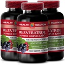 Amplify Your Natural Stamina - RESVERATROL SUPREME COMPLEX - Resveratrol Extract with Goji Berry, Acai, Noni, Pomegranat, Mangosteen, Mieszanka Superfruit, Przeciwutleniacz, Wsparcie immunologiczne, 3 Bot 180 Czapki