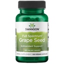 Swanson Grape Seed Heart Antioksydant Free Radicals Healthy Blood Pressure Support Polyfenols OPCS (Oligomeric Proantocyanidyny) Herbal Supplement 380 mg 100 kapsułki