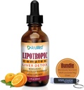 Worldwide Nutrition Bundle: Anumed Lipotropic Complex - Kwas foliowy, Witamina B12, Witamina B6 - Nie GMO, Gluten Free, Easy- to- Use 2oz Lipotropic Drops z wielofunkcyjnym łańcuchem kluczy