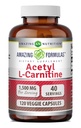 Amazing Supplement Acetyl L- Carnitine Hcl Supplement DEVE 124; 500 Mg Per Serving EVE 124; 120 Veggie Capsules Supplement EVE 124; Non-GMO EVE 124; Gluten Free EVE 124; Made in USA