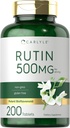 Carlyle Rutin Supplement 500mg XI124; 200 tabletek XI124; Wegetarianin, Non-GMO, Gluten Free