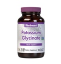 Bluebonnet Supplement Potasu 99 mg Albion Glycinate Complex - Balance Electrolyte, Siła mięśni i Odzyskiwanie Wsparcie mineralne dla kobiet i mężczyzn * - Non-GMO, Wegan, Gluten- Free - 90 Kapsułki roślinne