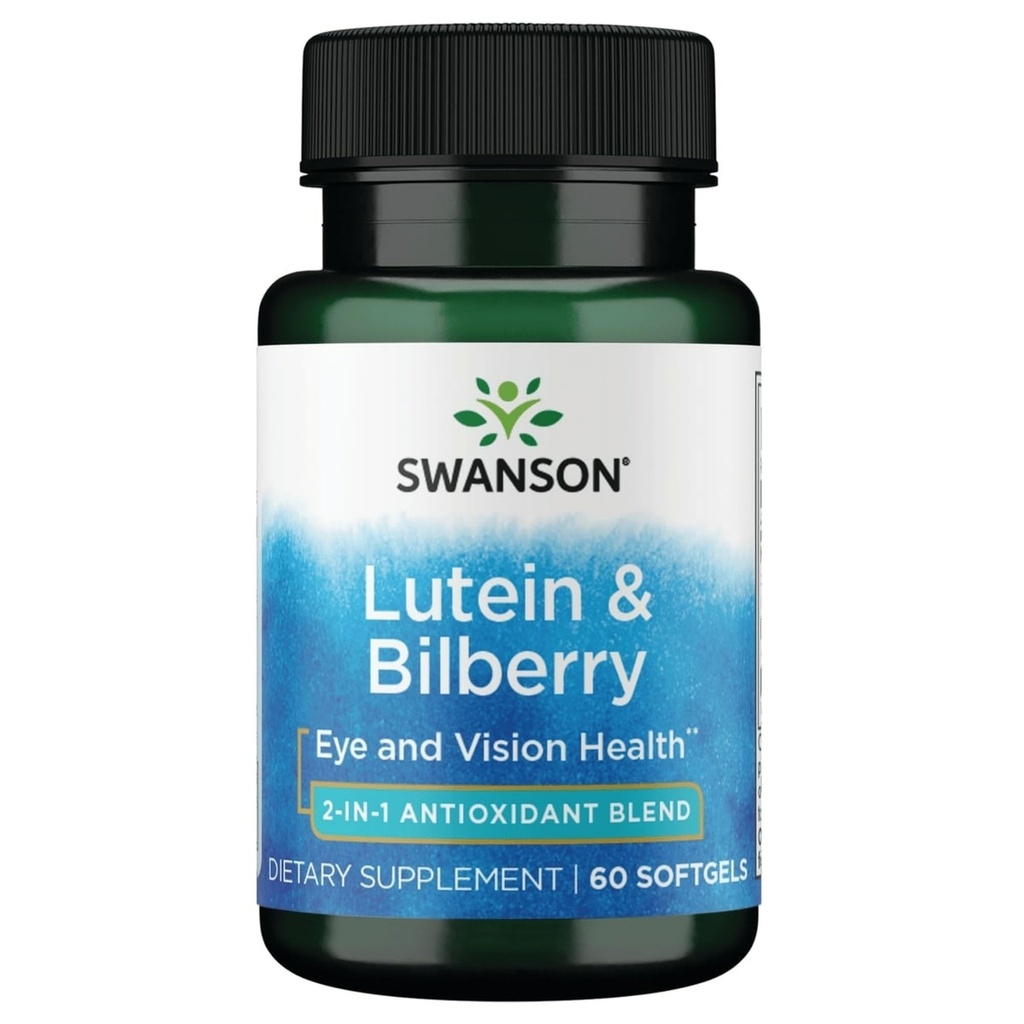 Swanson Standaryzowany Lutein & Bilberry 60 Sgels