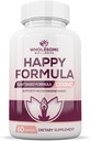 Zdrowy Wellness Szczęśliwy Formuła Naturalny Formuła Suplement Ulgi dla kobiet i mężczyzn 124; 60 Kapsułki