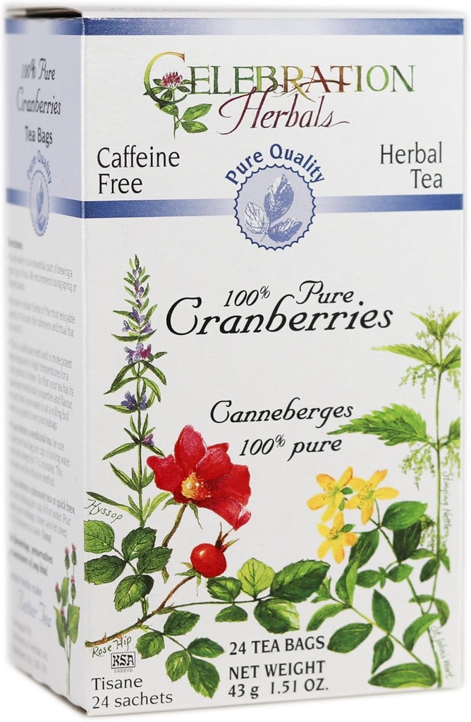 CELEBRATION HERBALS Żurawiny Czysta jakość 24, Hrabia, Opakowanie 1