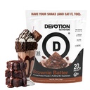 Odmiana Białko odżywcze w proszku Brownie Batter - 20g Izolat serwatki i Mieszanka białka kazeinowego - bez dodatku cukru, niskokaloryczne węglowodany, Bez glutenu, Przyjazny Keto-, 1g MCT, Koszerna - 2lb Pouch