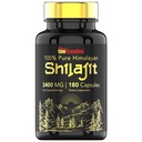 Tnwitaminy Shilajit kapsułki 2400 MG - 180 Kapsułki 124; 100% Pure Himalayan Shilajit kapsułki dla mężczyzn i kobiet 124; Shilajit Resin Supplement Supplement 124; Trzy miesiące dostawy!