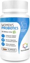 NutraBlast Probiotyki waginalne dla kobiet Digestive, Intimate Balance, UT & Vaginal Health - 50 Miliard CFU - 6 Szczepów, Prebiotyki, Ekstrakt żurawinowy & D Mannose - Womens Probiotic (30 Hrabia)