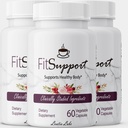 FitSupport Pigułki, Specjalna luka do kawy, Wspiera zdrowe Fit Express, Klinicznie badane składniki, Advanced Spresso Formuła, 60 Kapsułki warzyw (1 butelka)