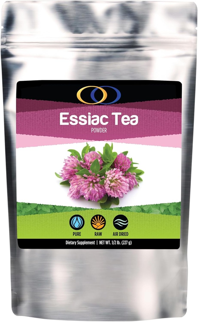 Optymalnie organiczna herbata ESIAC 8 Herb Powder - USA & UE Organicznie hodowane ceramiczne zioła! - Rene Caisse 's Prized Recipe with Sheep Sorrel Roots!