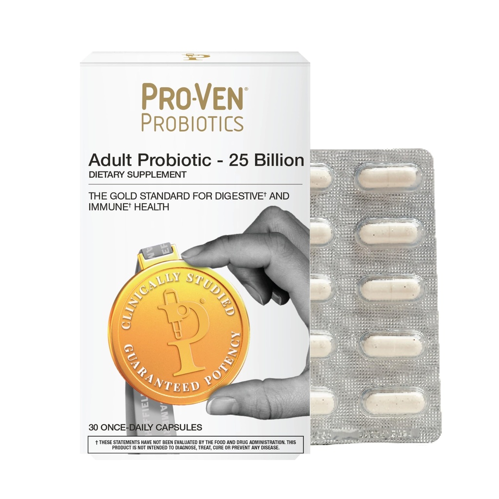 Codziennie Probiotyk dla Kobiet i Mężczyzn 124; 25 Miliard CFU z Acidophilus & Bifidus 124; Żywność i wsparcie immunologiczne 124; Wegetarianin, Gluten- Free, Lactose- Free 124; 30 Kapsułki