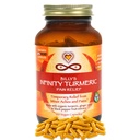 Nieskończoność Kapsułki Turmerowe, suplement Curcumin o dużej mocy, USDA Certified Organic Supplement with Black Pepper and Ginger, Surowy, Wegan gluten Free