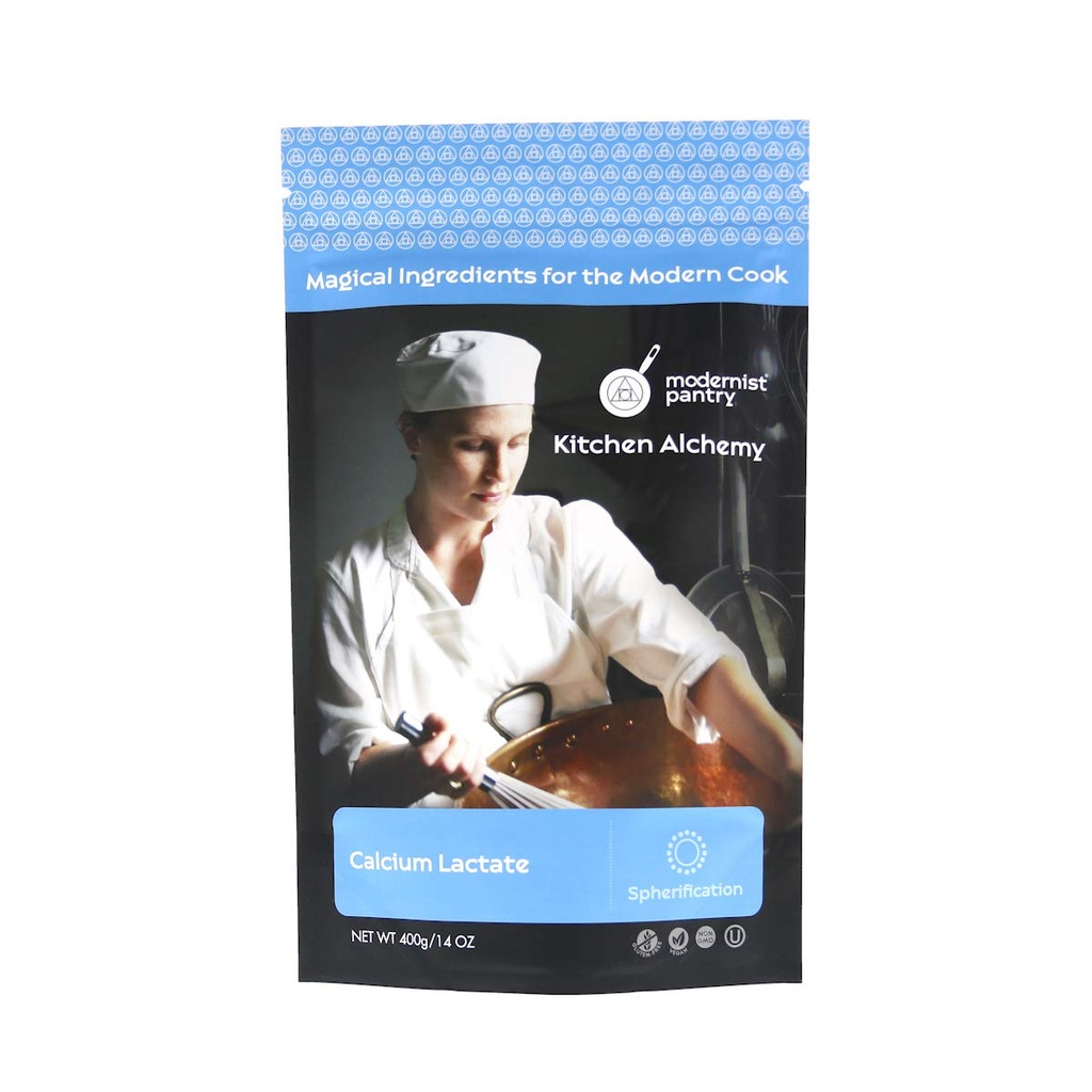 Czysty mleczan wapnia Vegan OU Kosher Certified - 400g / 14oz