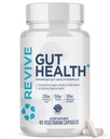 Revive MD Gut suplementy zdrowia dla mężczyzn i kobiet - Daily Gut Repair & Digestive Health Support Formuła z Thyme, Oregano & Milk Tistle - Przyjazne dla warzyw, Gluten- Free - 60 Kapsułki wegetariańskie