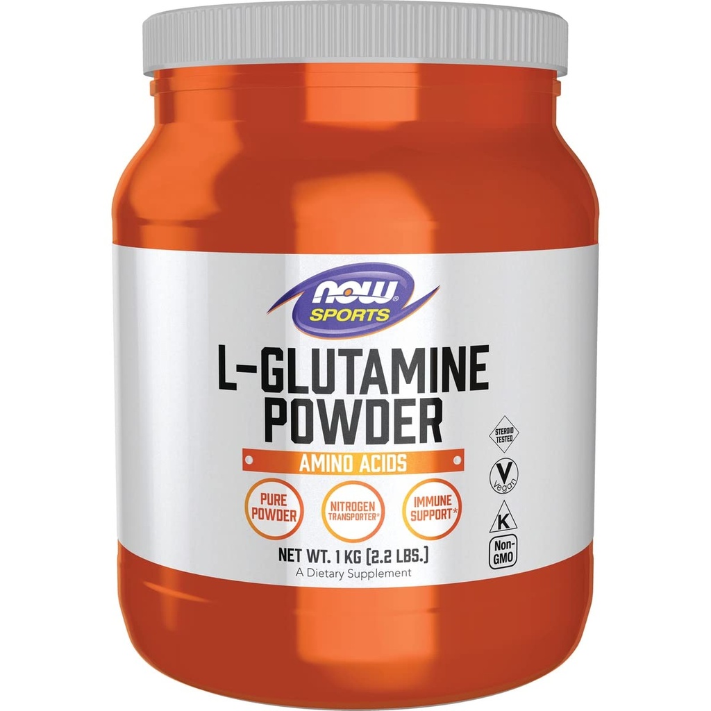 Teraz żywność Amino Acid L- glutamina Proszek 35.3 Unce (1 kg) Pwdr
