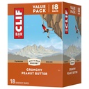 CLIF BAR - Chrupiące masło orzechowe - Wykonane z owsa organicznego - 11g białka - Nie-GMO - Roślina oparta - Bary energetyczne - 2.4 oz. (18 Pack)