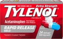 Tylenol Extra Siła Szybkie uwalnianie Gelcaps - 24 ct, Opakowanie po 2