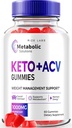 Rize laboratoria Metabolic Solutions Keto + Gummie ACV dla zaawansowanych utraty wagi, Jabłko Cydr Ocet, Oficjalne opinie (60 Gummies)