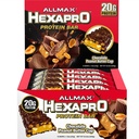 ALLMAX HEXAPRO PROTEIN BAR, Czekoladowy Puchar Masło orzechowe - Opakowanie 12 - Przekąski wysokobiałkowe - 20 g białka na bar - Z izolatem białka serwatki
