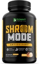 Organic Mushroom Supplement 10- in-1, Reishi, Lions Mane, Cordyceps, Chaga, Turcja Ogon, Naturalne immunologiczne i Cognitive Health Boost, 60 Kapsułki wegetariańskie
