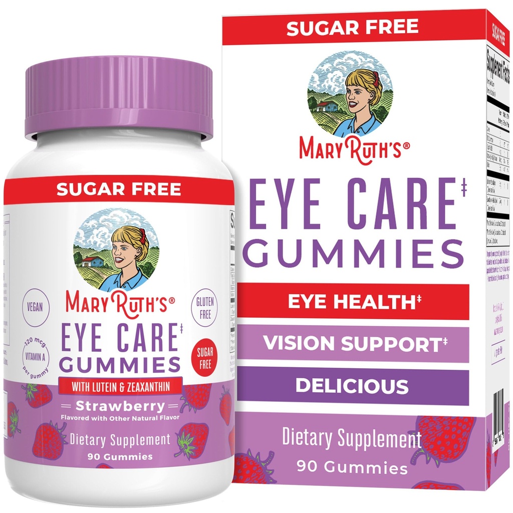 MaryRuth Organic Eye Care Gummies is 124; Eye Health Vitamin for Adult and Kids Adult 124; Lutein and Zeaksantyna Supplements Eyes 124; Vegan Adult 124; Non-GMO Adult 124; Gluten Free Adult 124; 90 Count